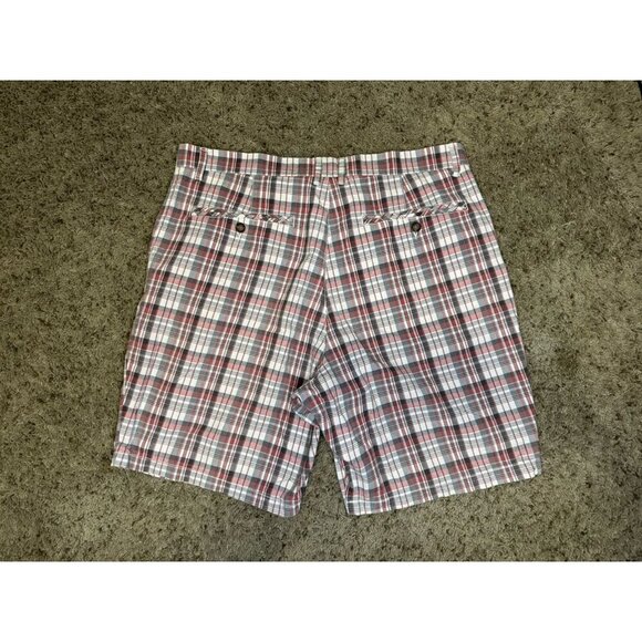 VINTAGE OLD NAVY JCREW Plaid Chino Pants Y2k 90s Beach Preppy 2 Pairs Sz 36 - Picture 7 of 9